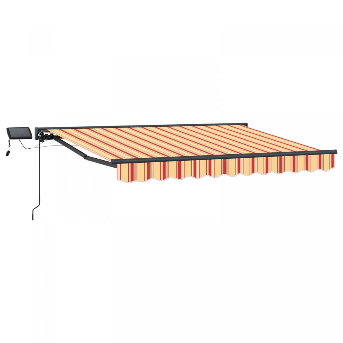 Armazón de toldo manual con LEDs
