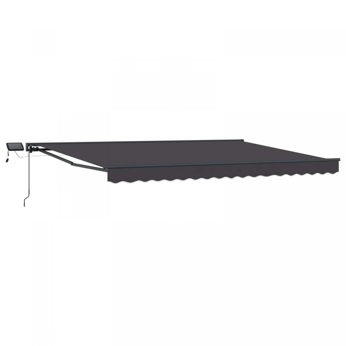 Armazón de toldo manual con LEDs