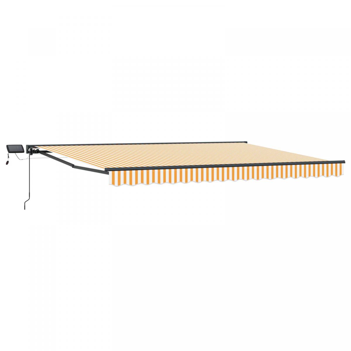 Armazón de toldo manual con LEDs