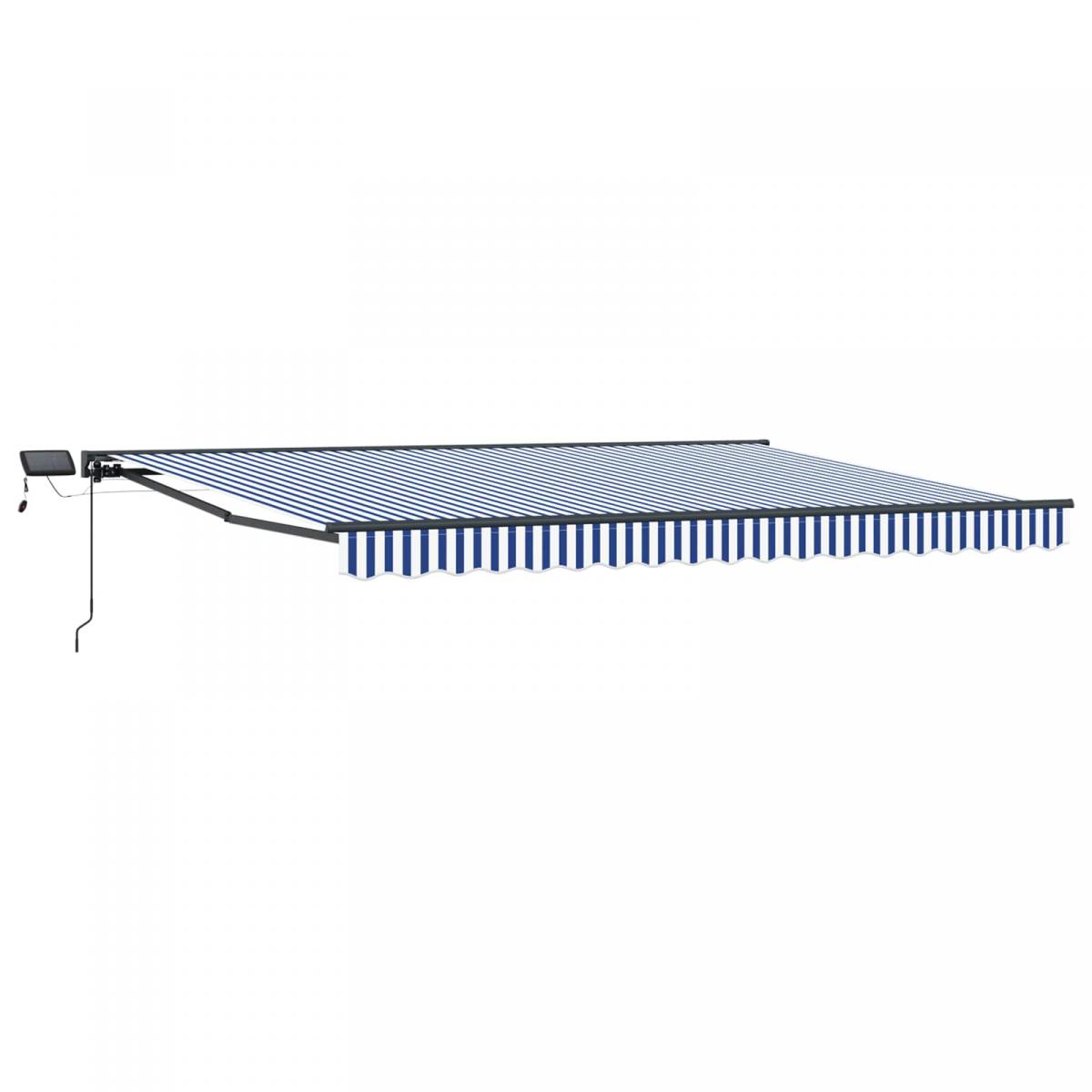 Armazón de toldo manual con LEDs