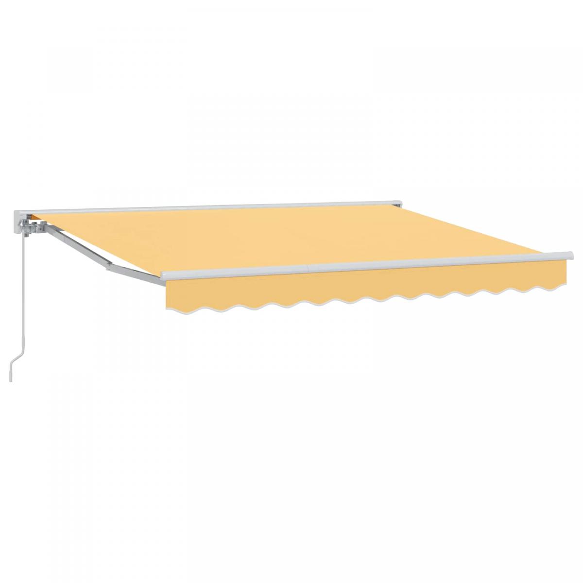 Toldo retráctil Arena 400 x 300 cm Poliéster y Aluminio