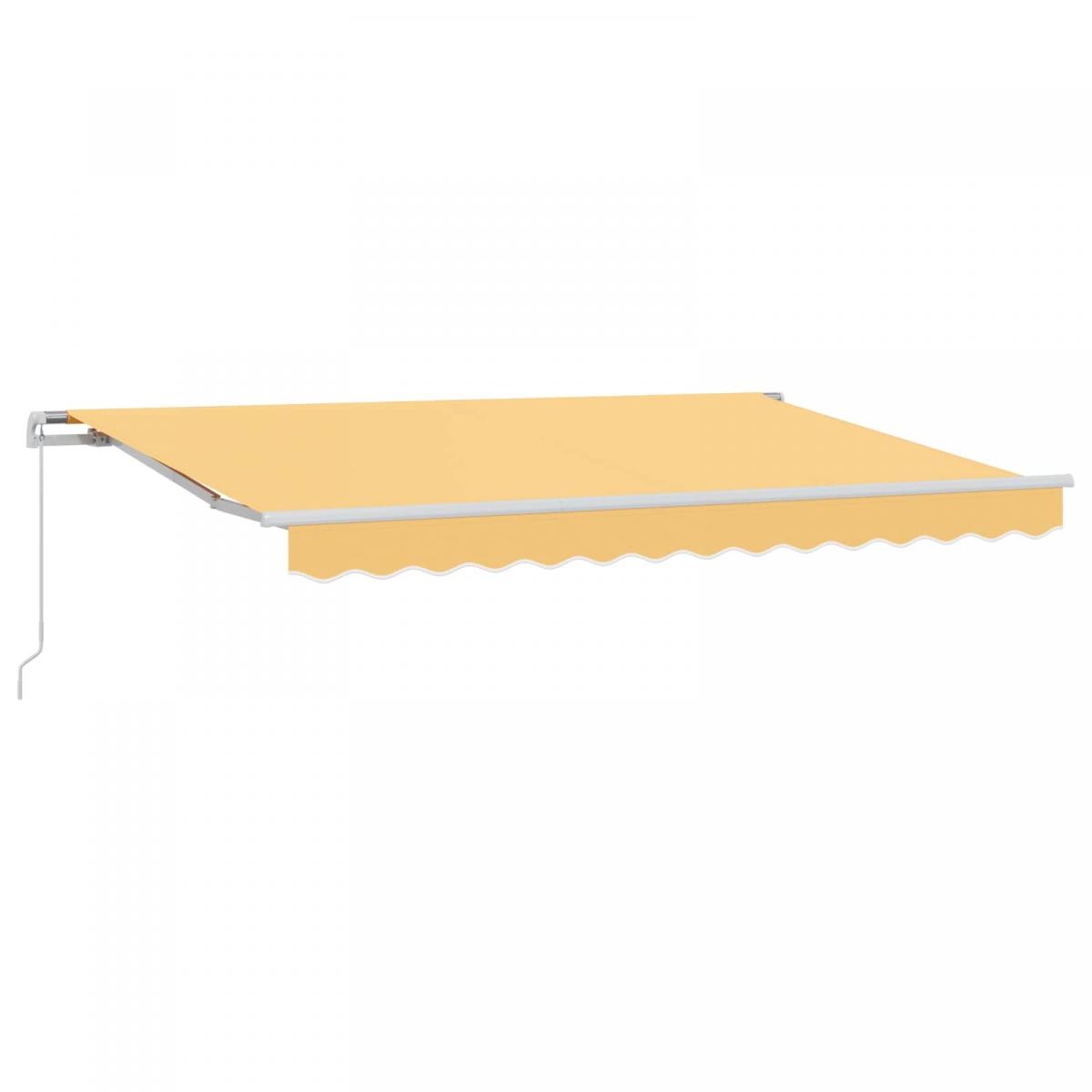 Toldo retráctil Arena 400 x 300 cm Poliéster y Aluminio