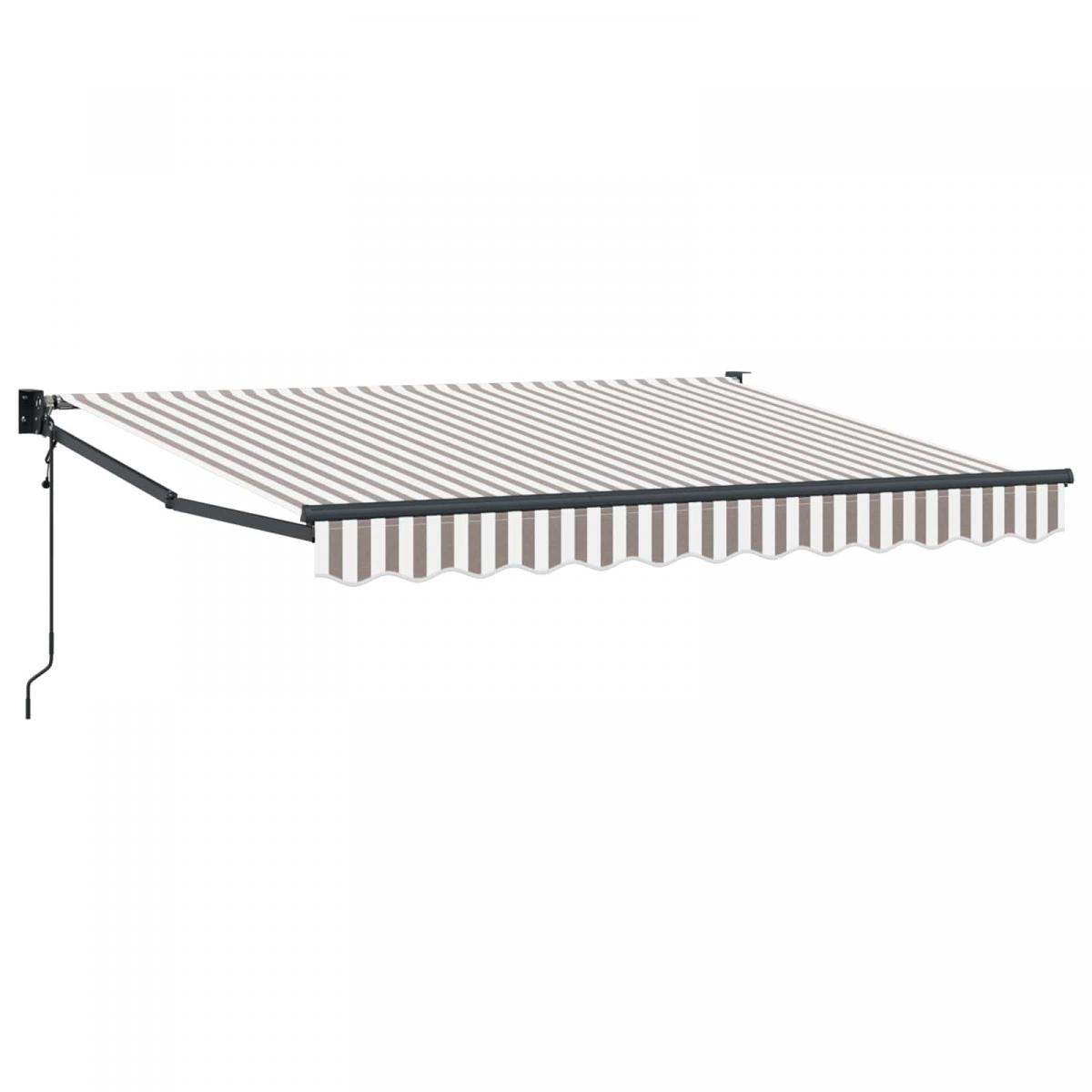 Toldo retráctil Amarillo y Naranja 300 x 250 x 165 cm
