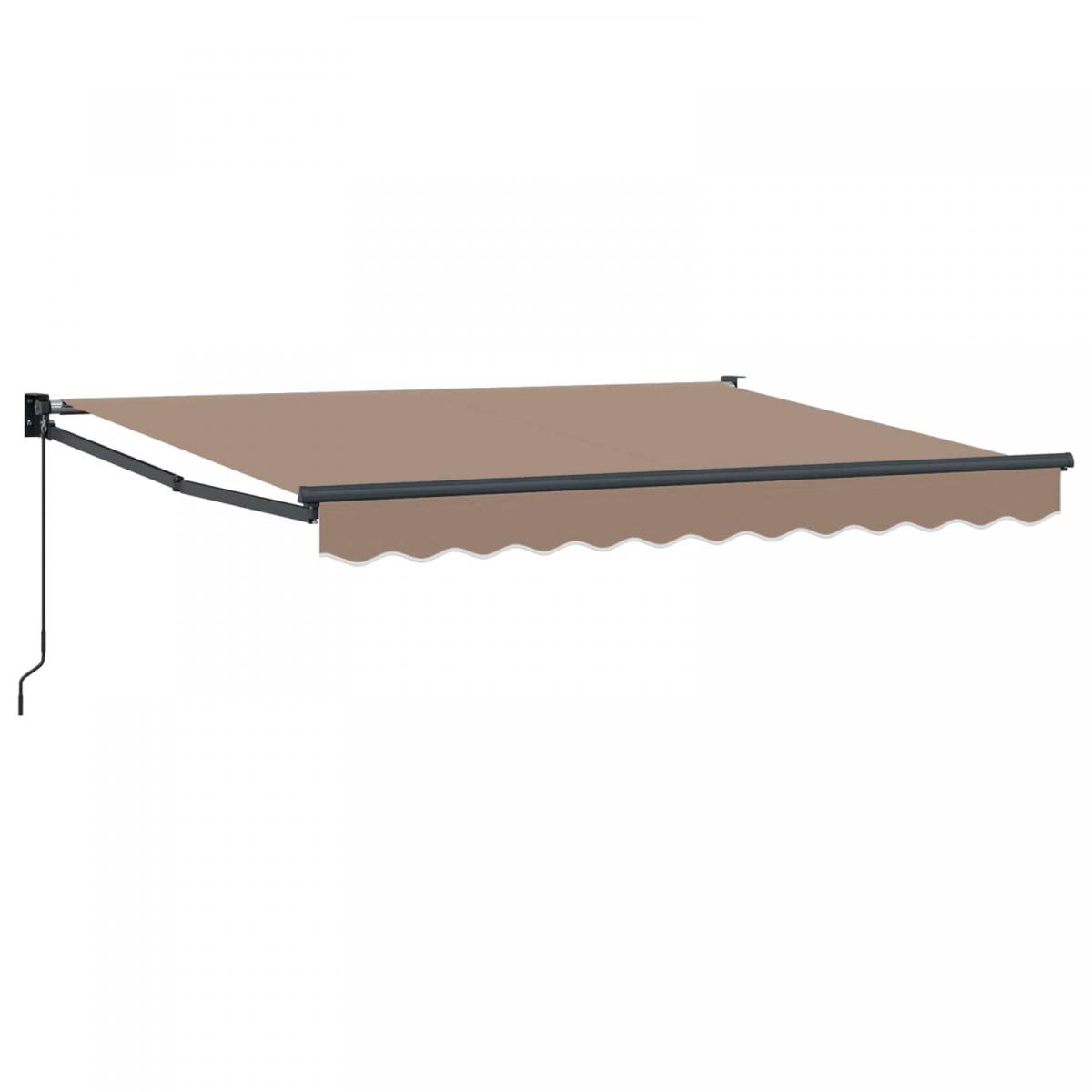 Toldo retráctil 100% Poliéster y Aluminio