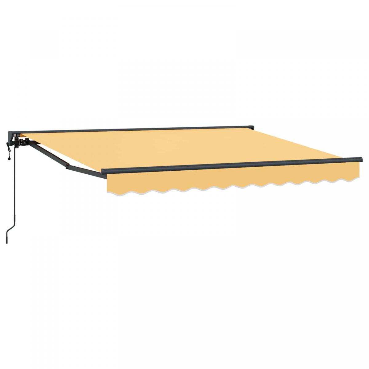 Toldo retráctil Arena 400 x 300 cm Poliéster y Aluminio