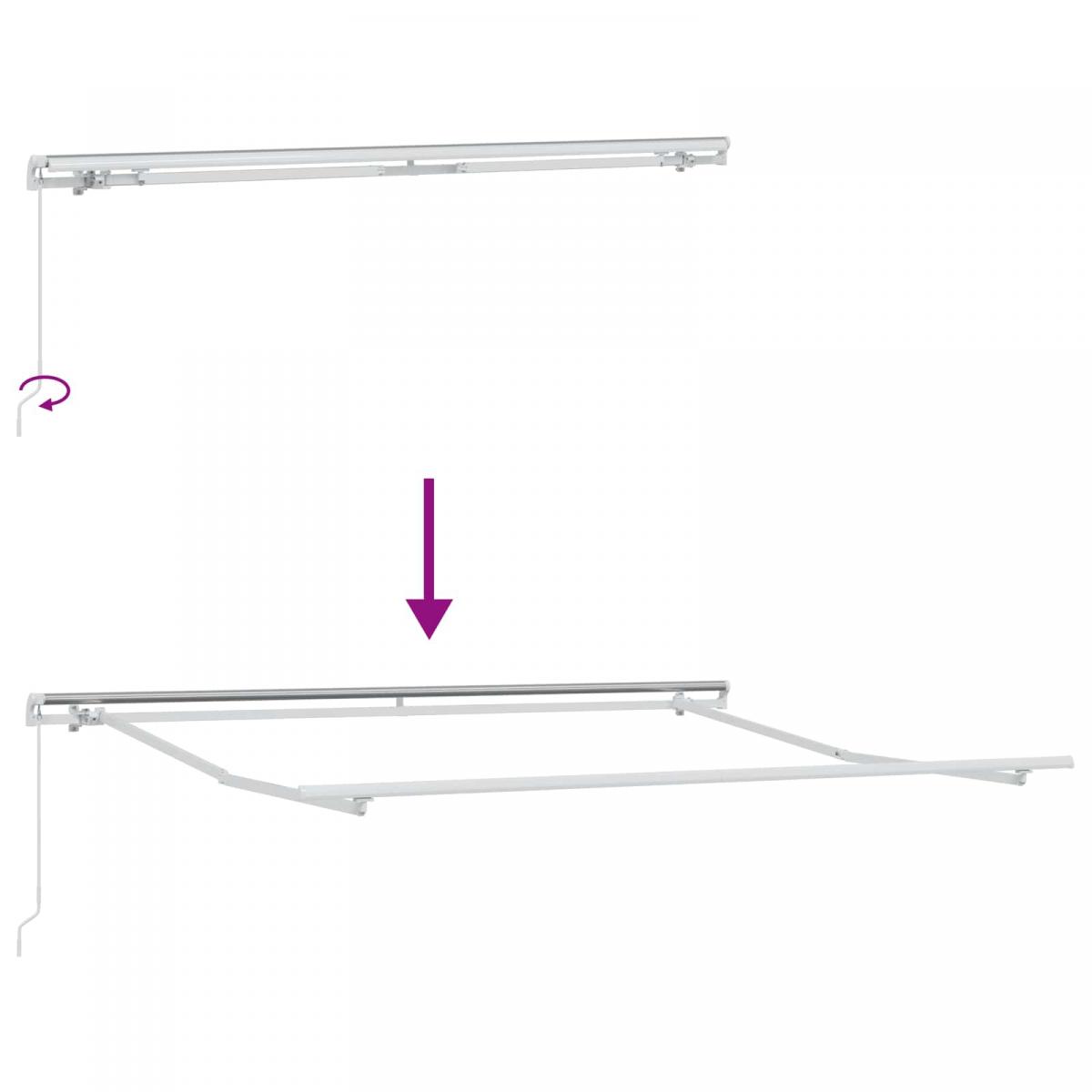 Toldo retráctil de 7 opciones