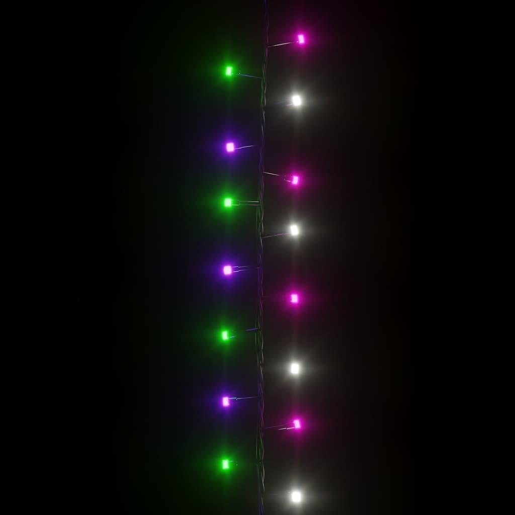 Tira de luces compacta con 400 LED PVC pastel multicolor 13 m