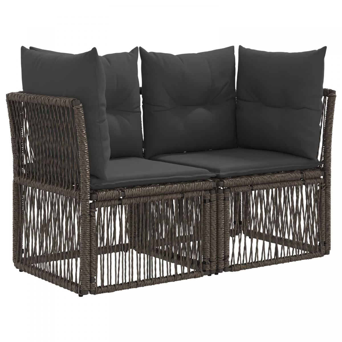 Conjunto de sofás de jardín 13 uds. 12 plaza