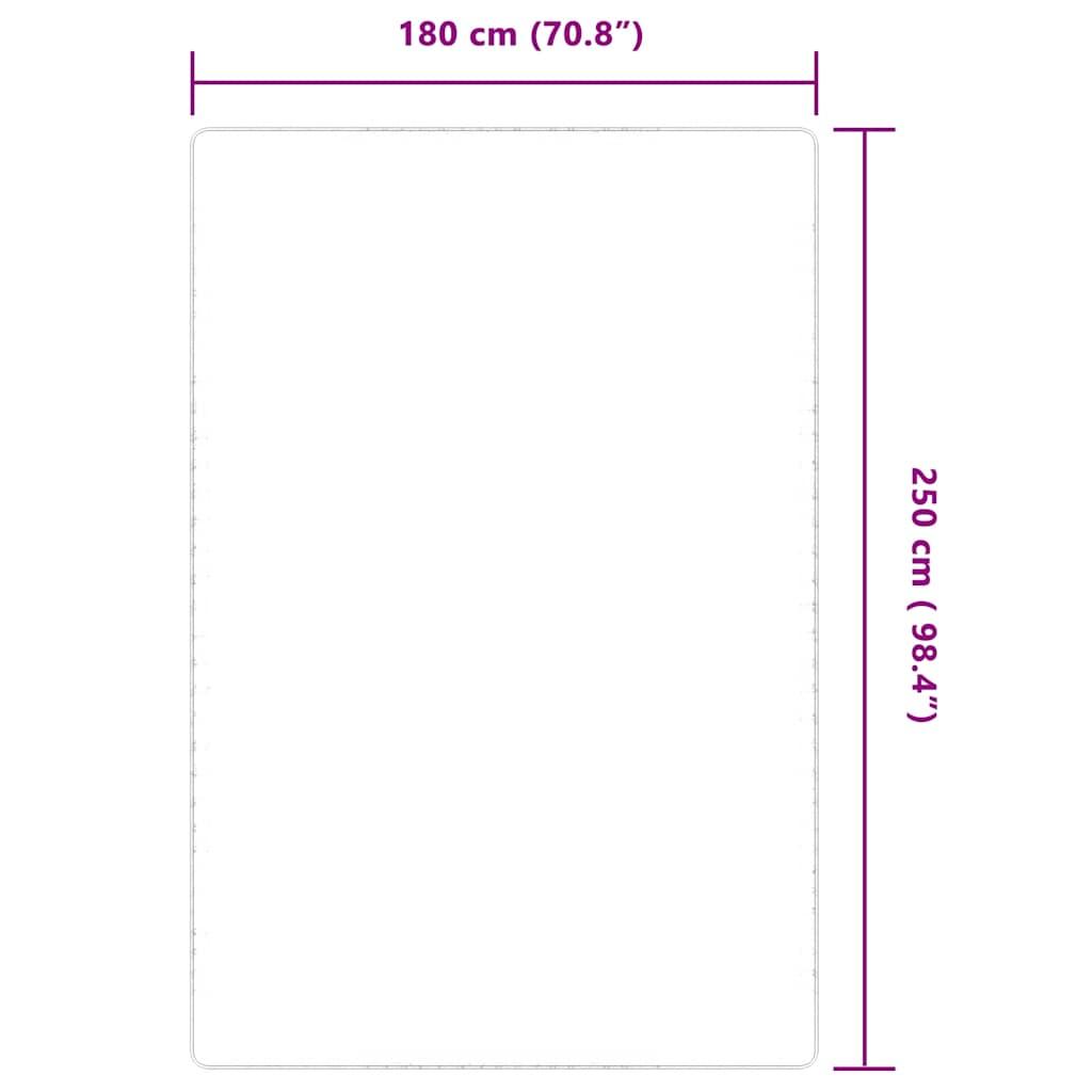 Alfombra de yute con reverso de latex color natural 160x230 cm