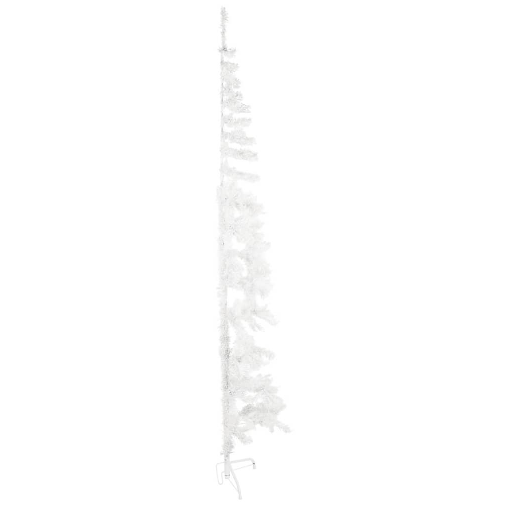 Medio árbol de Navidad artificial con soporte