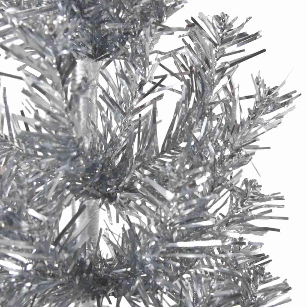 Medio árbol de Navidad artificial con soporte