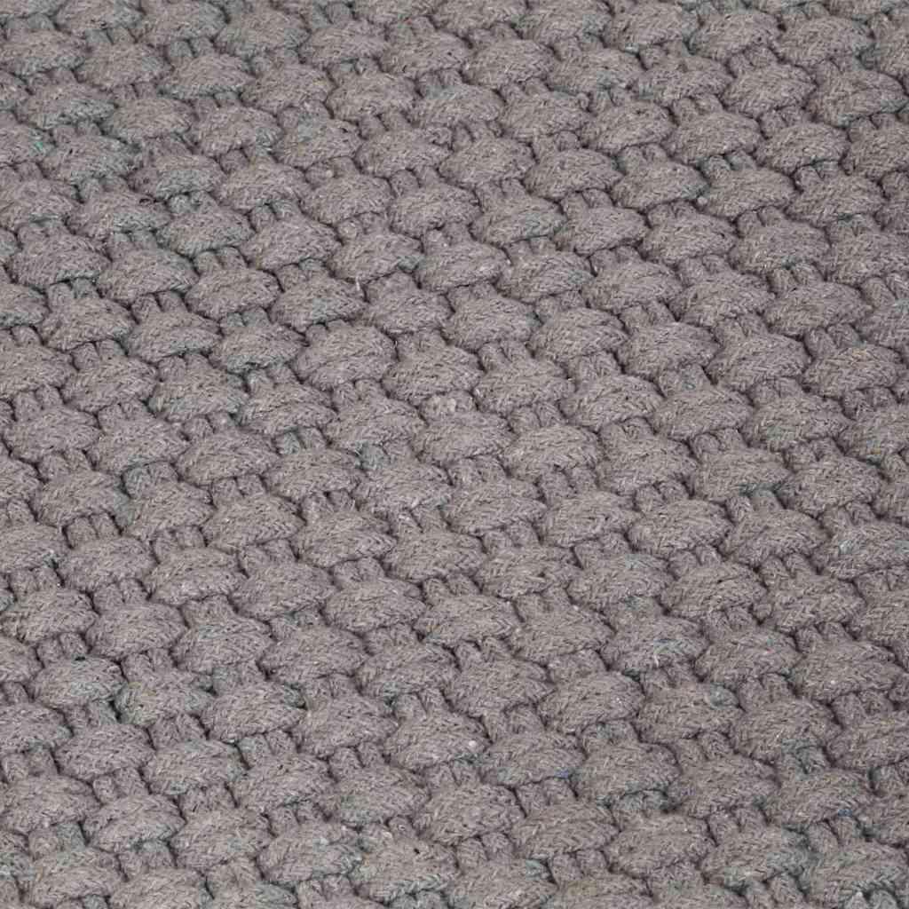 Alfombra rectangular algodón azul marino 160x230 cm