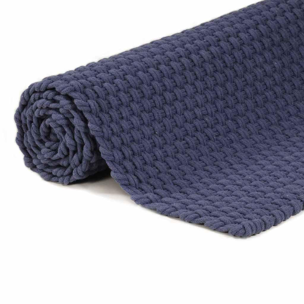 Alfombra rectangular algodón
