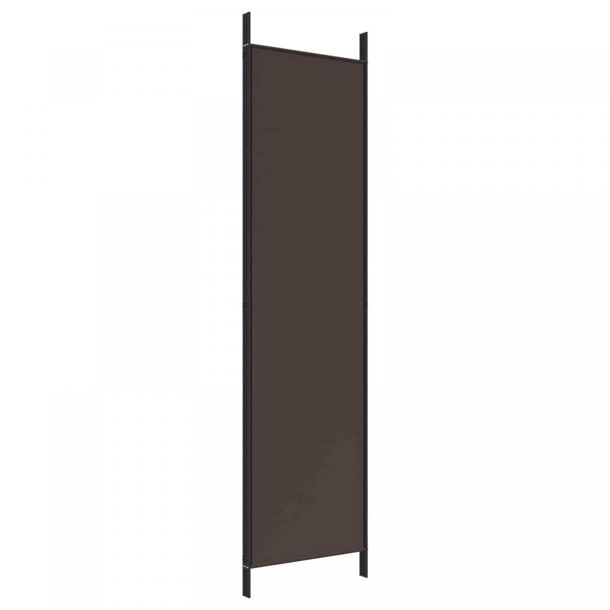Biombo divisor de 3 paneles de tela gris antracita 120x220 cm