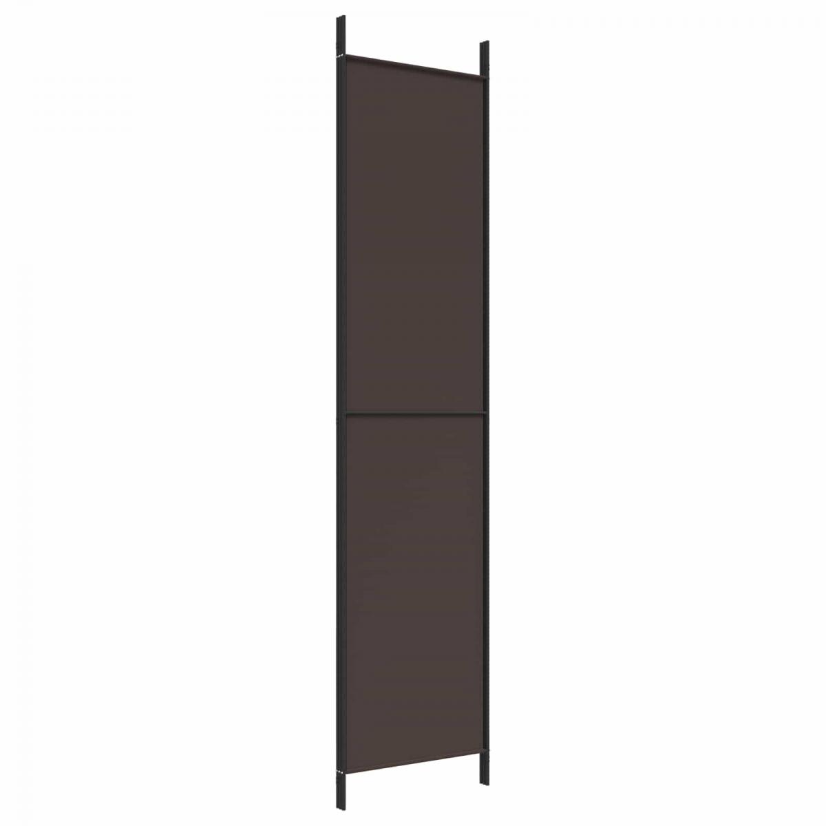 Biombo divisor de 3 paneles de tela gris antracita 120x220 cm