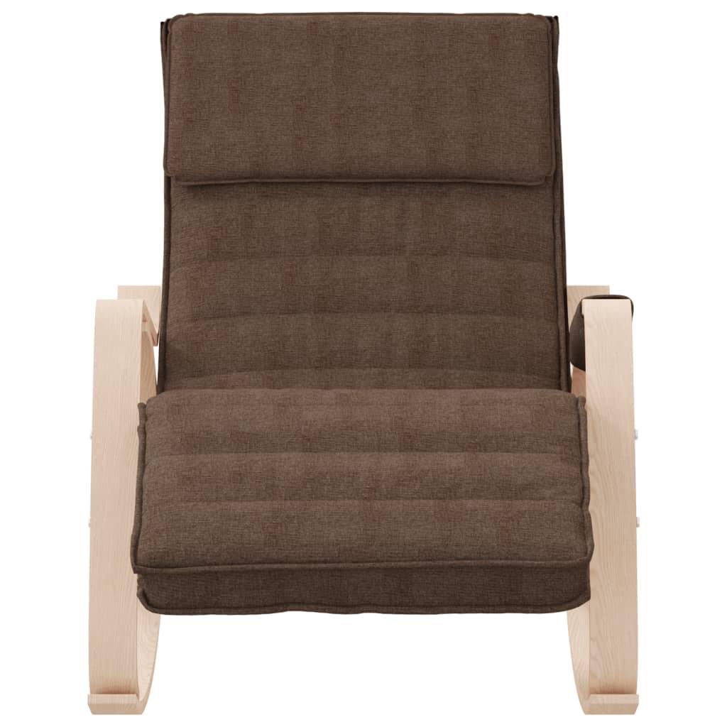 Silla mecedora de tela
