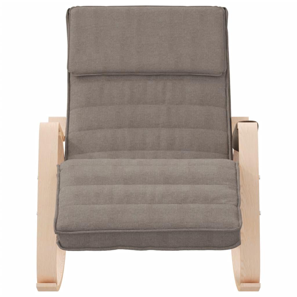 Silla mecedora de tela