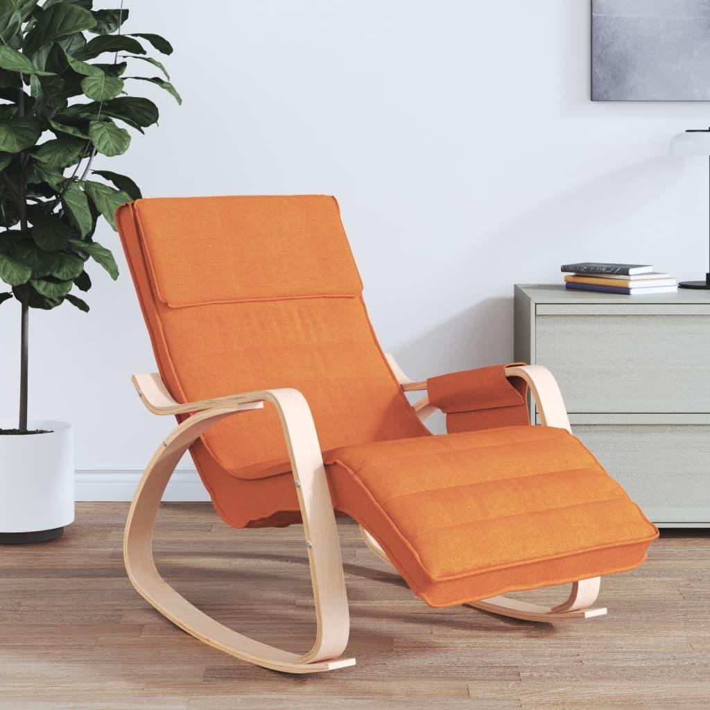 Silla mecedora de tela