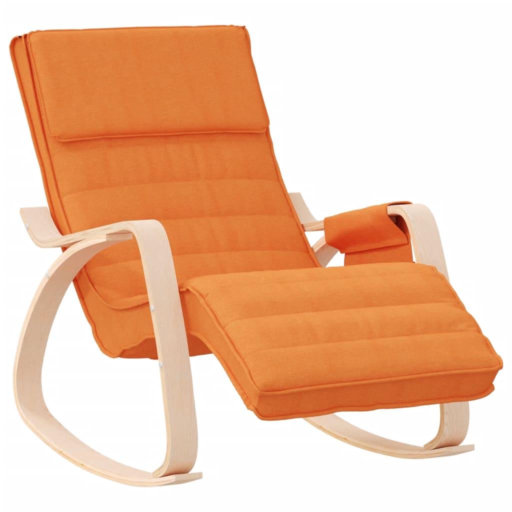 Silla mecedora de tela