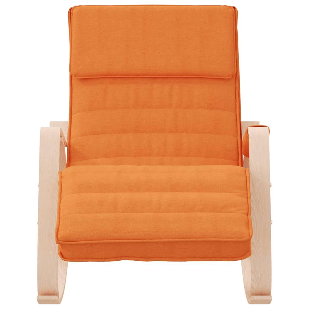 Silla mecedora de tela