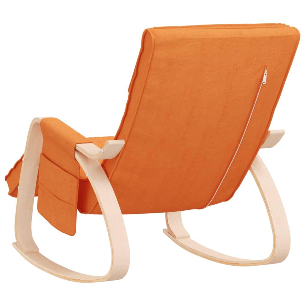 Silla mecedora de tela