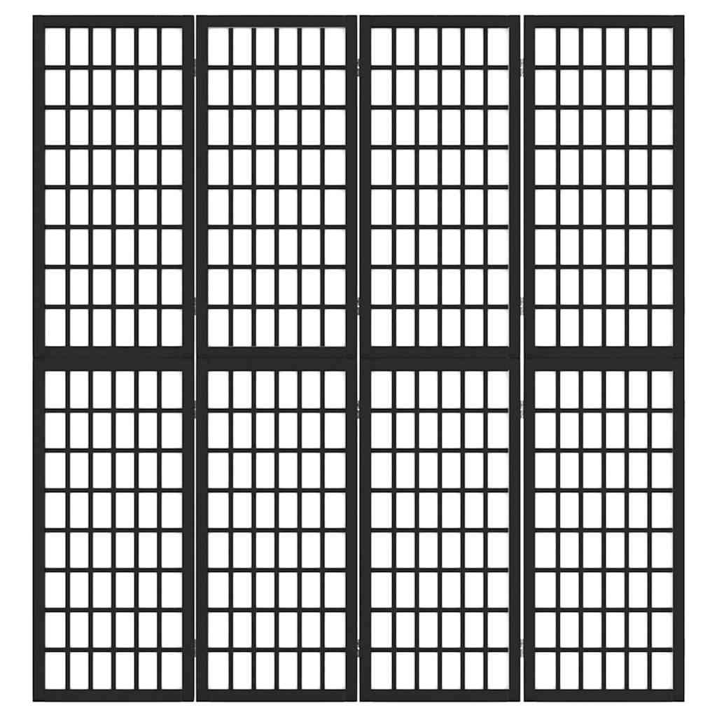 Biombo plegable con 4 paneles estilo japonés 160x170 cm