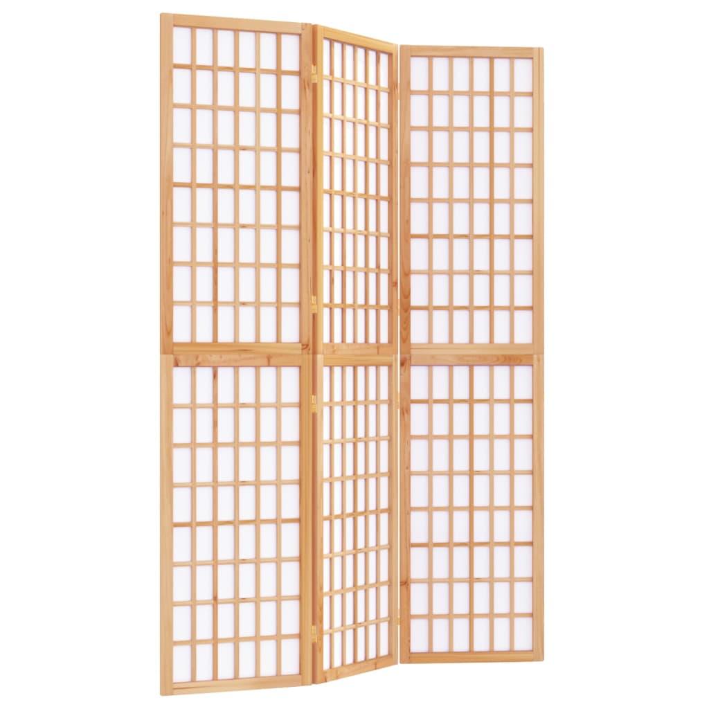 Biombo plegable con 3 paneles estilo japonés 120x170 cm