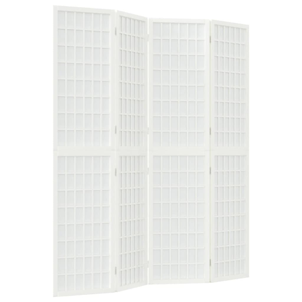Biombo plegable con 4 paneles estilo japonés 160x170 cm