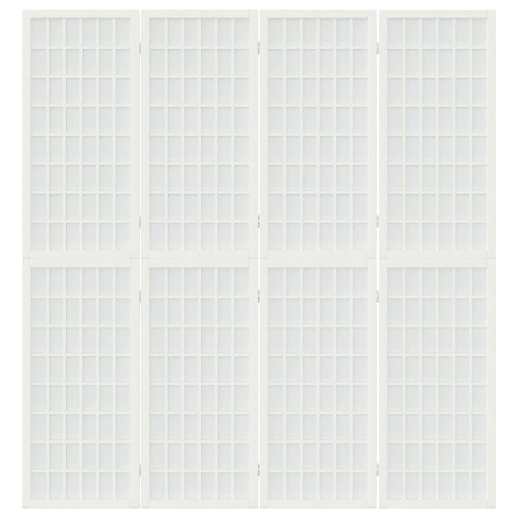 Biombo plegable con 4 paneles estilo japonés 160x170 cm