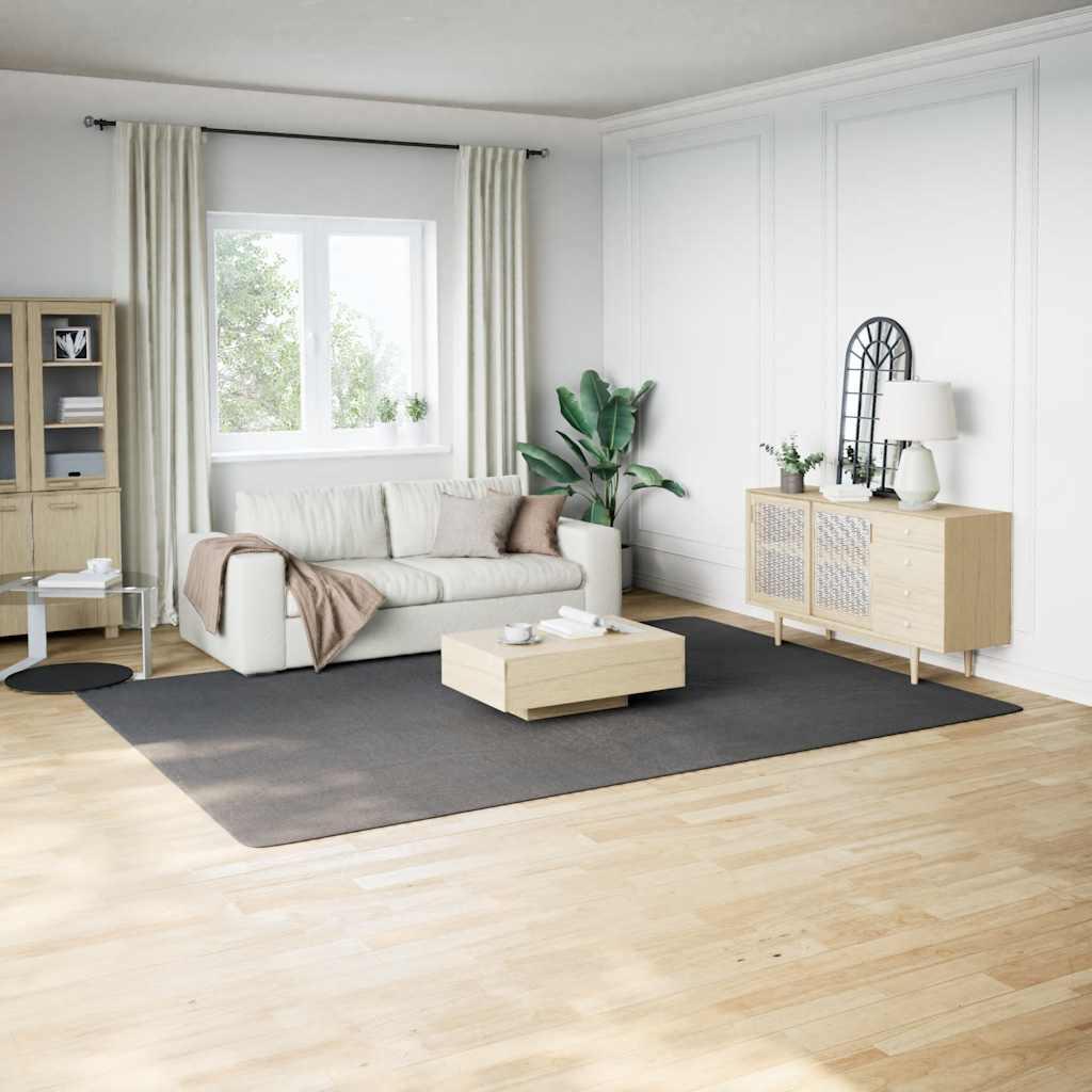 Alfombra de pelo largo color crema y blanco, 240 x 340 cm, poliéster