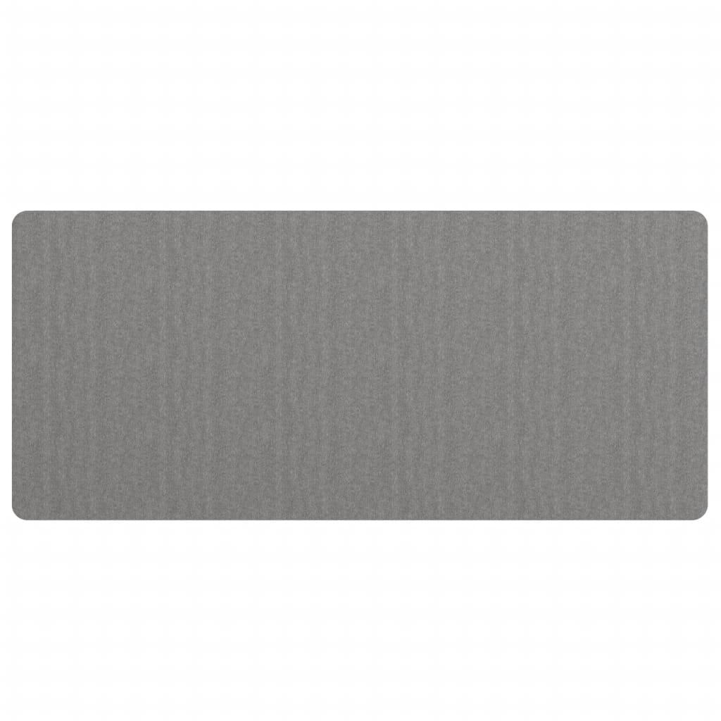 Alfombra de pasillo gris antracita 100x180 cm