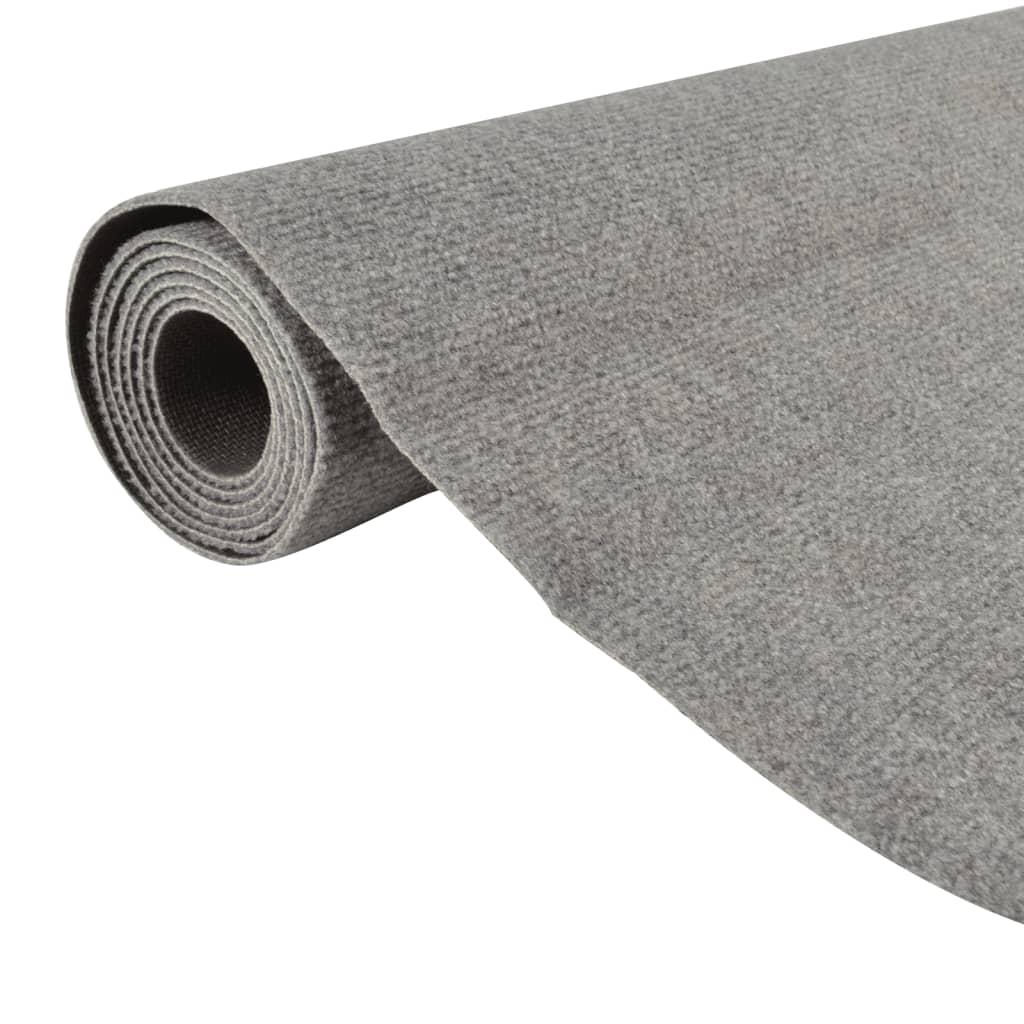 Alfombra de pasillo gris antracita 100x180 cm