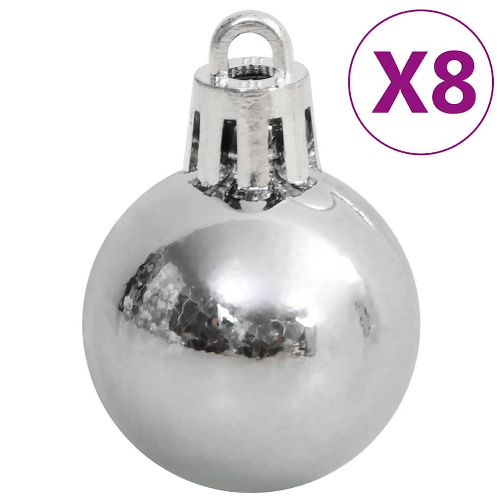 Juego de bolas de Navidad 111 pzas poliestireno