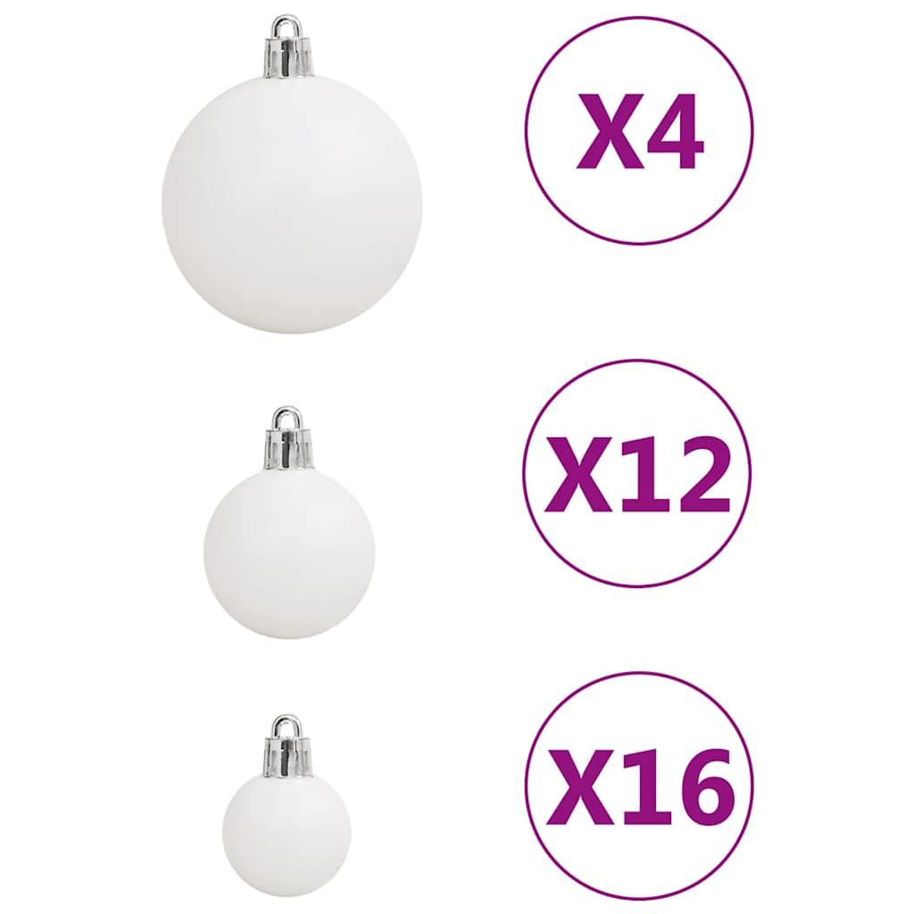 Juego de bolas de Navidad 111 pzas poliestireno