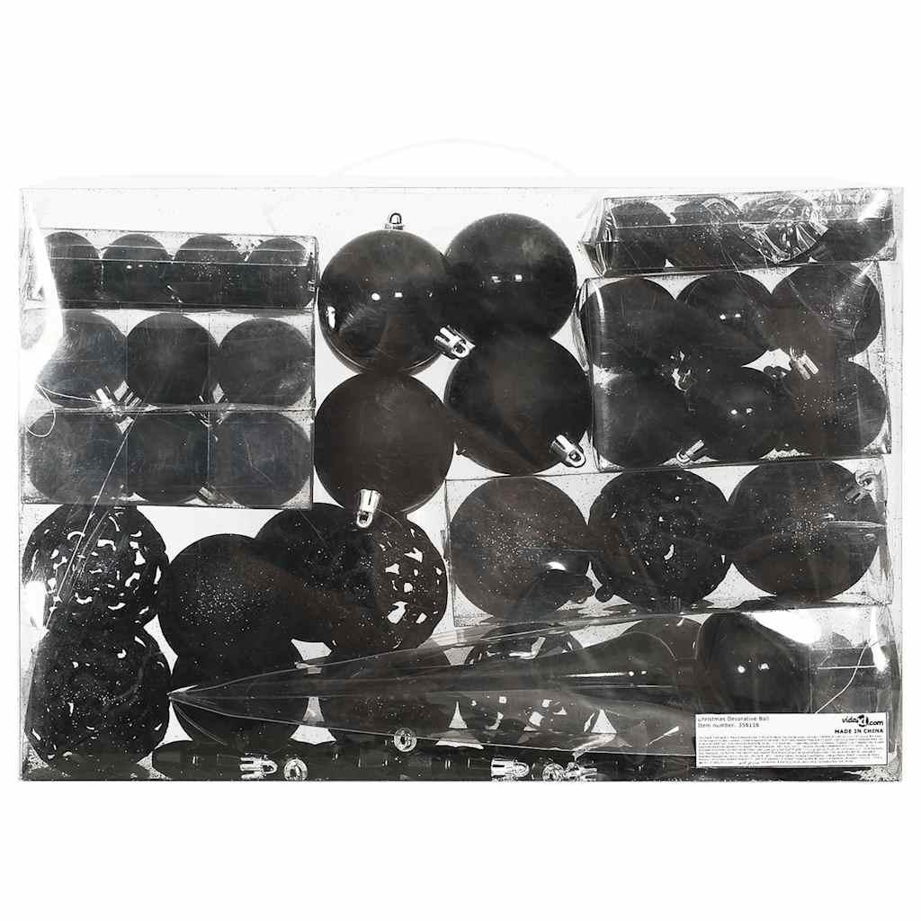 Juego de bolas de Navidad 111 pzas poliestireno