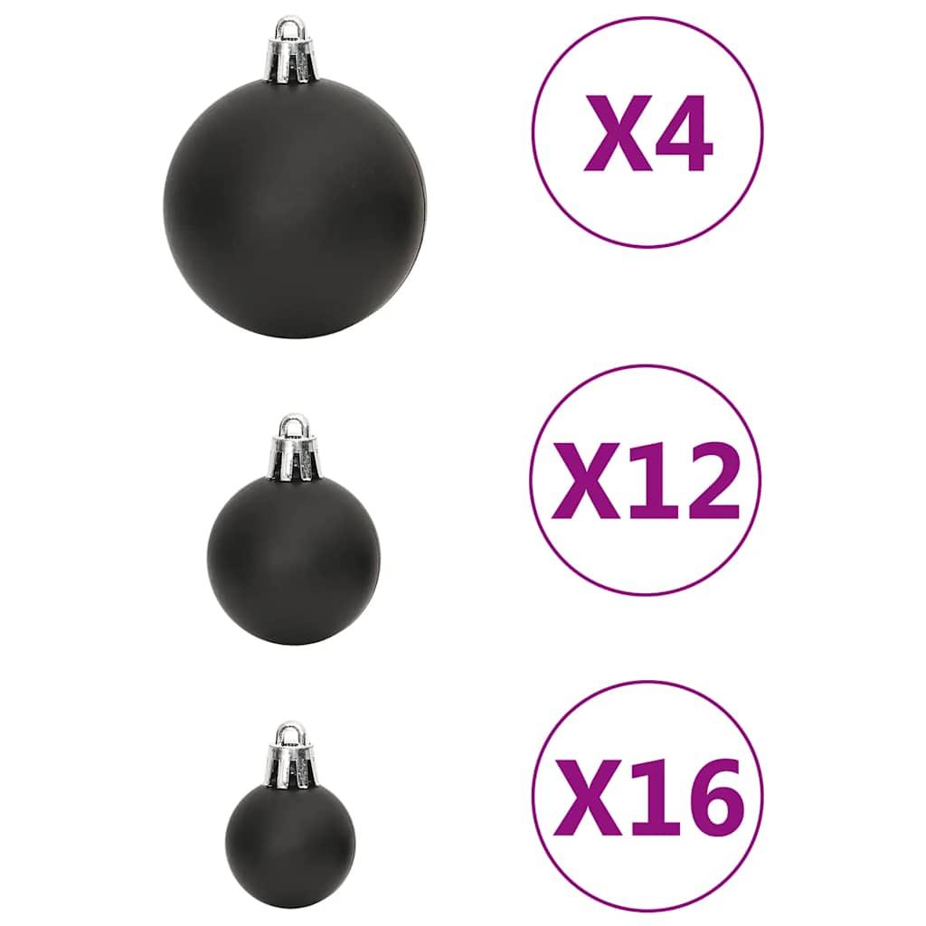 Juego de bolas de Navidad 111 pzas poliestireno