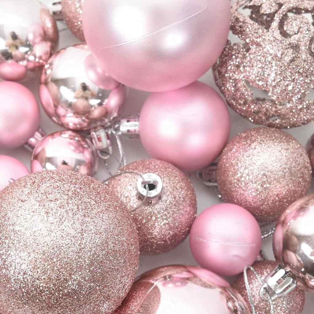 Juego de bolas de Navidad 111 pzas poliestireno