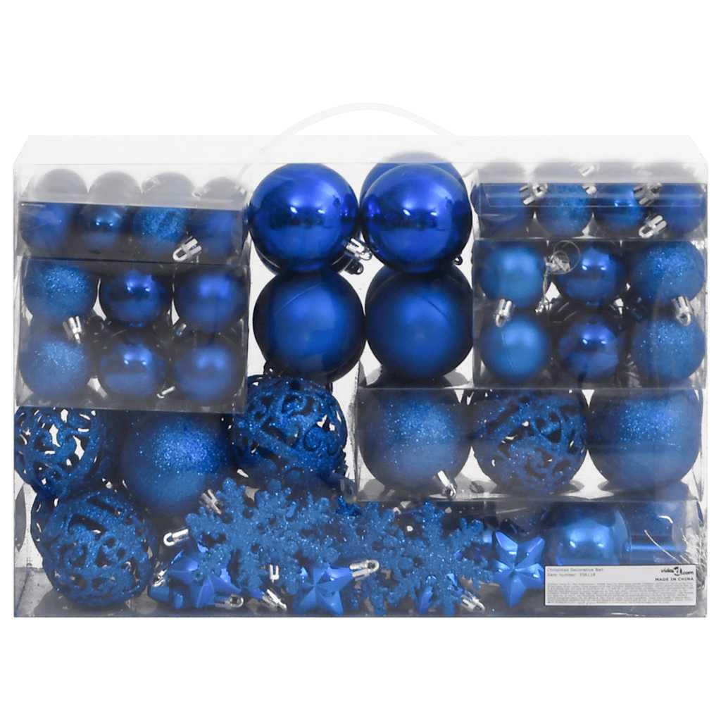 Juego de bolas de Navidad 111 pzas poliestireno