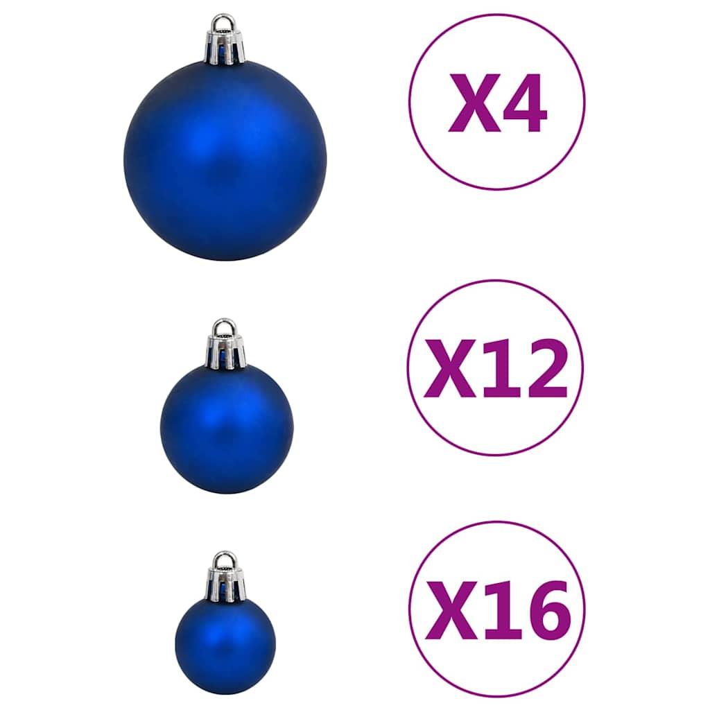 Juego de bolas de Navidad 111 pzas poliestireno