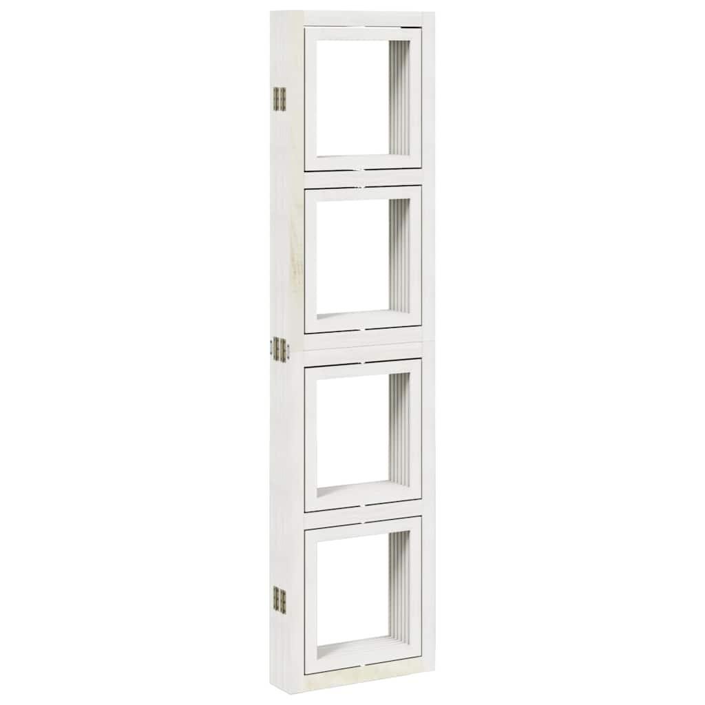 Biombo separador de 6 paneles madera maciza Paulownia