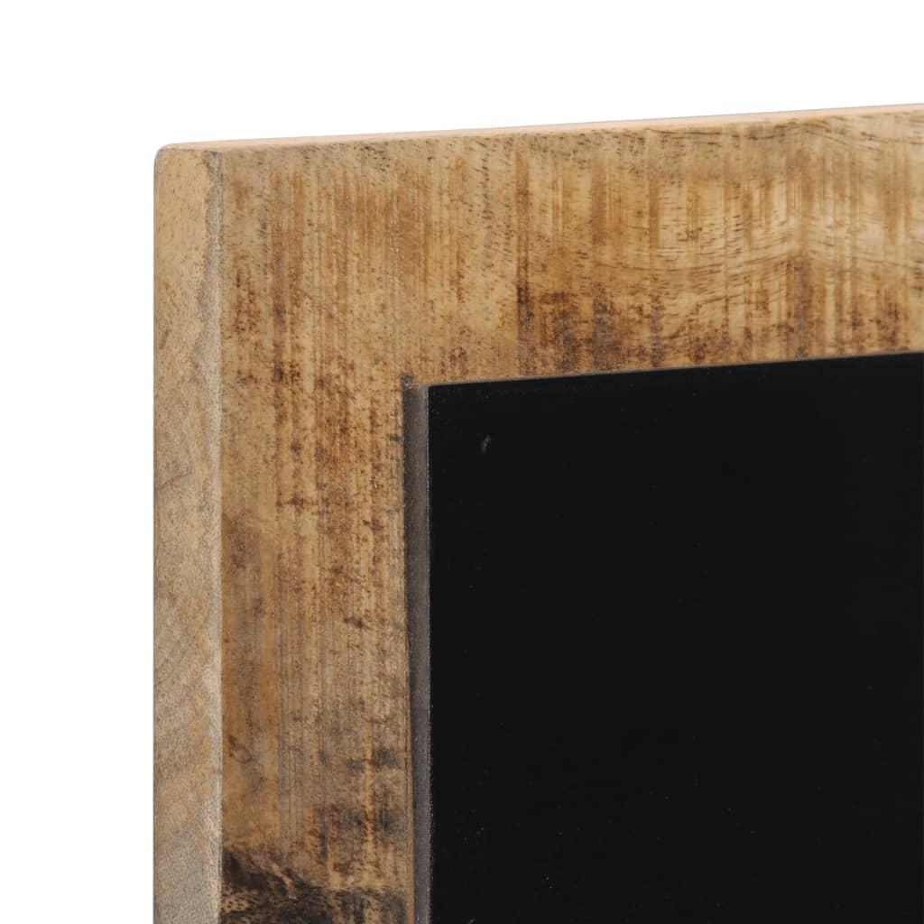 Percheros de pared con 4 ganchos 2 uds madera maciza de mango
