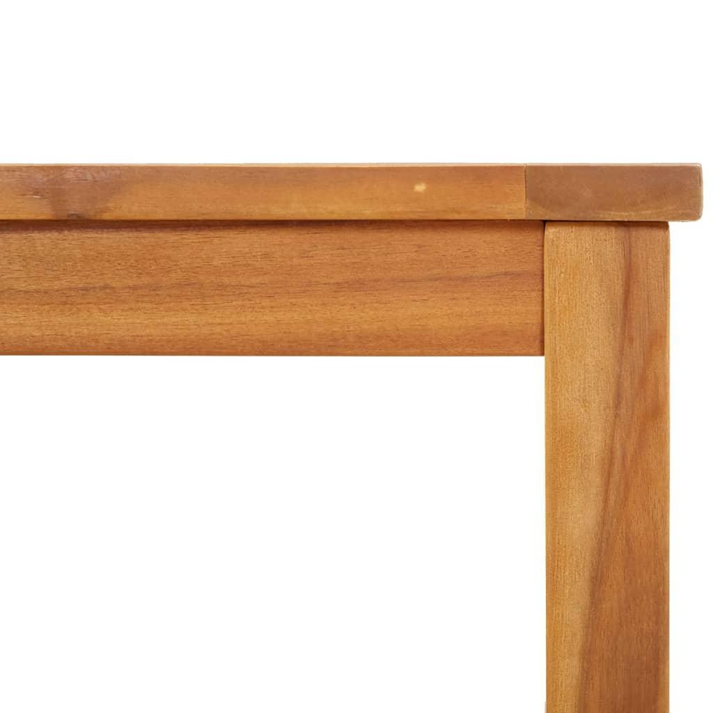 Mesa de centro de madera maciza de acacia