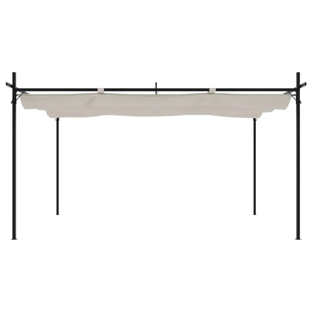Pérgola con cubierta retráctil
