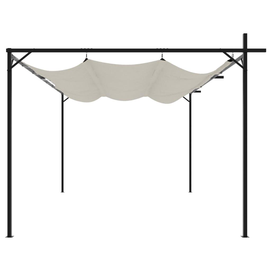Pérgola con cubierta retráctil