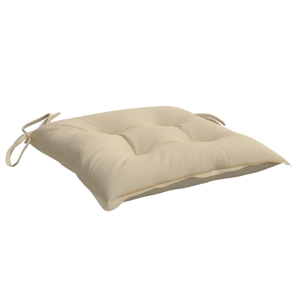 Cojines silla de jardín 2 uds tela Oxford antracita 50x50x3 cm