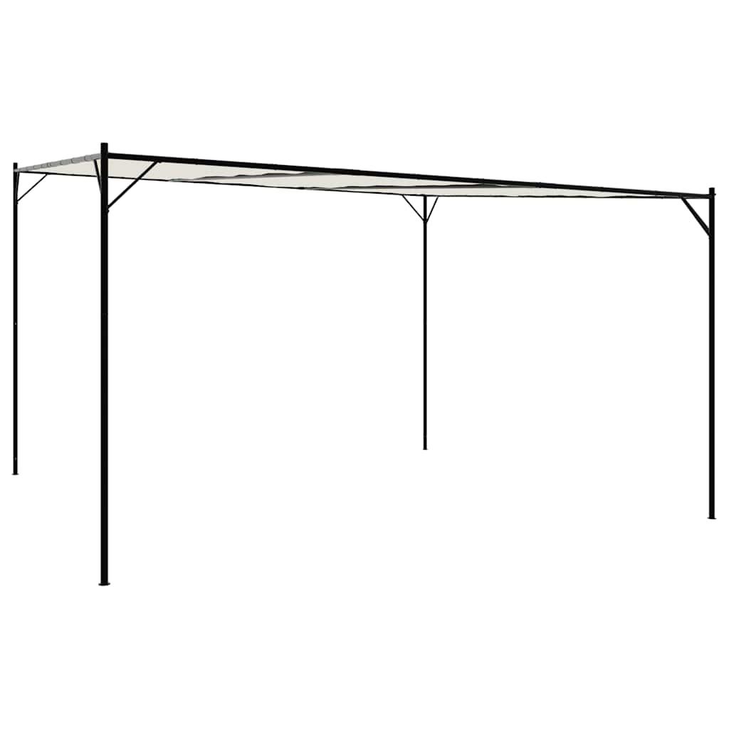 Cenador acero y tela gris antracita 3x3 m 180 g/m²