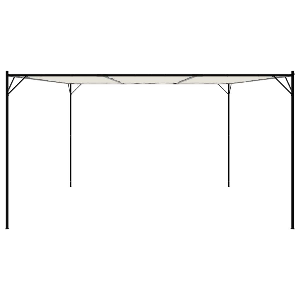 Cenador acero y tela gris antracita 3x3 m 180 g/m²