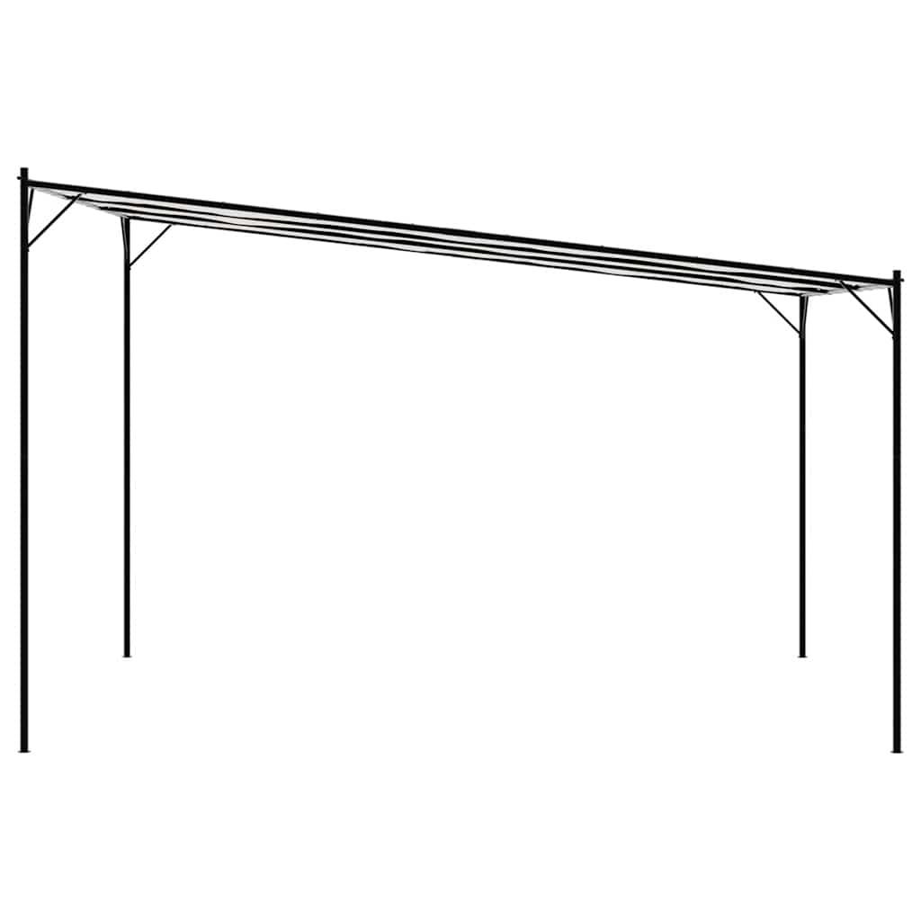 Cenador acero y tela gris antracita 3x3 m 180 g/m²