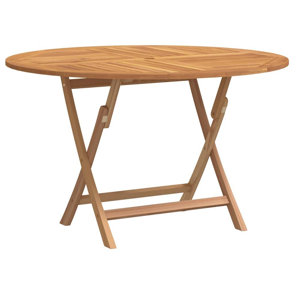 Mesa de jardín plegable madera maciza de teca