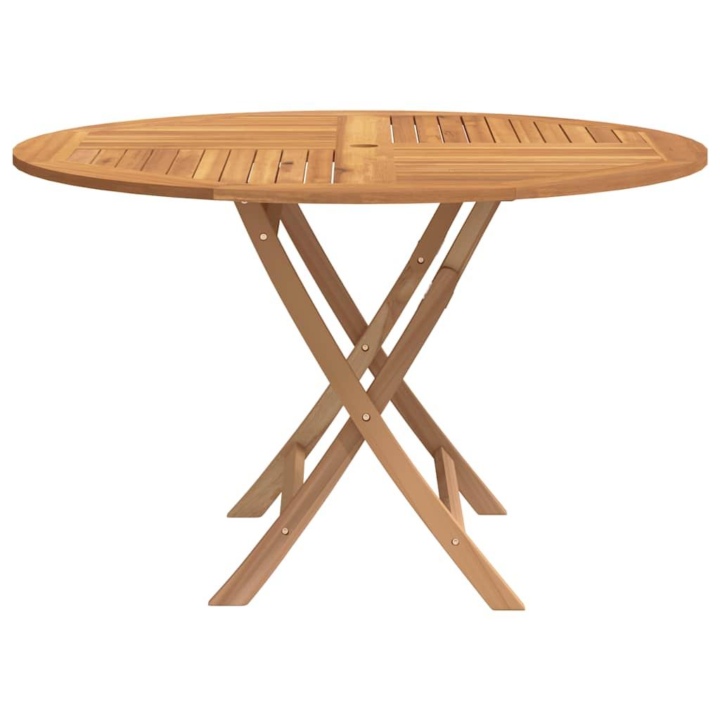 Mesa de jardín plegable madera maciza de teca